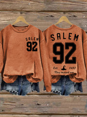 Salem 1692 They Missed One Washed Sweatshirt