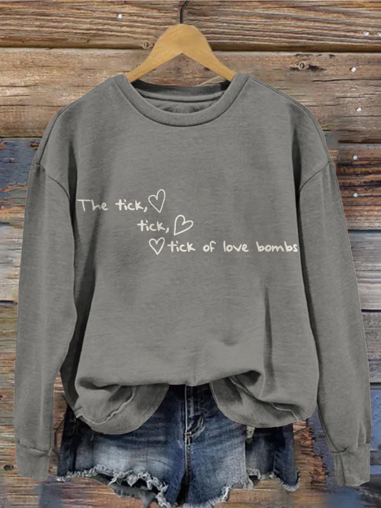 TTPD The Tick Tick Tick of Love Bombs Vintage Sweatshirt