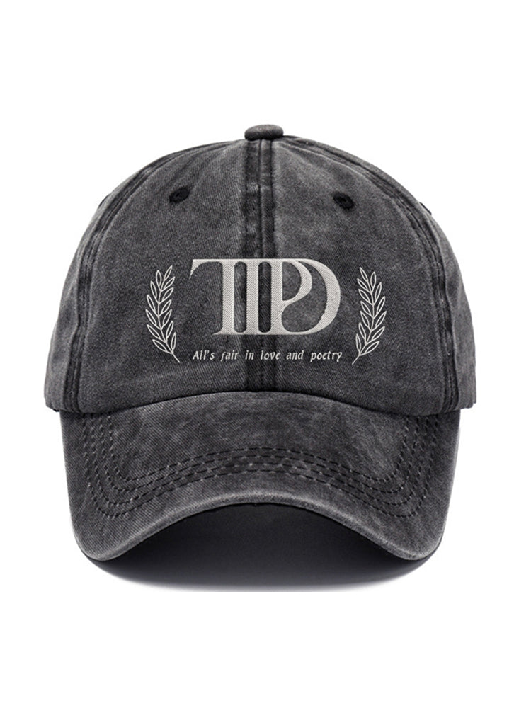 Music Album Embroidery Pattern Hat