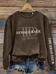 Female Rage the Musical Paris Tour Washed Sweatshirt