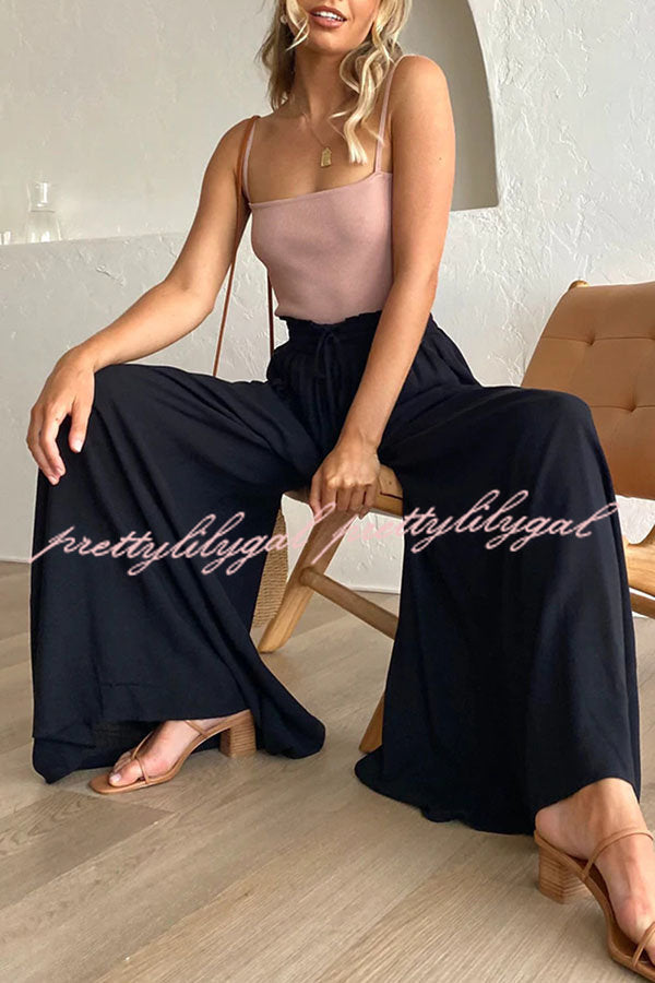 Full of Dreams Pocketed Wide Leg Pants