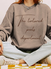 The Tortured Poets Department Print Sweatshirt