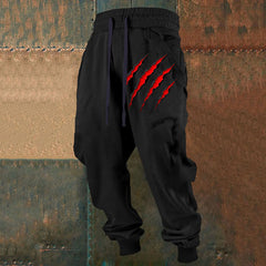 Men's Halloween Art Print Casual Pants