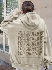 Who's Afraid You Should Be Graphic Hoodie