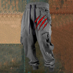 Men's Halloween Art Print Casual Pants