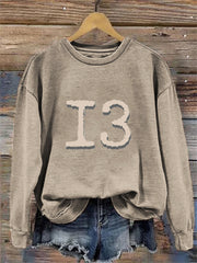 13 Tortured Poets Department Aesthetic Print Sweatshirt