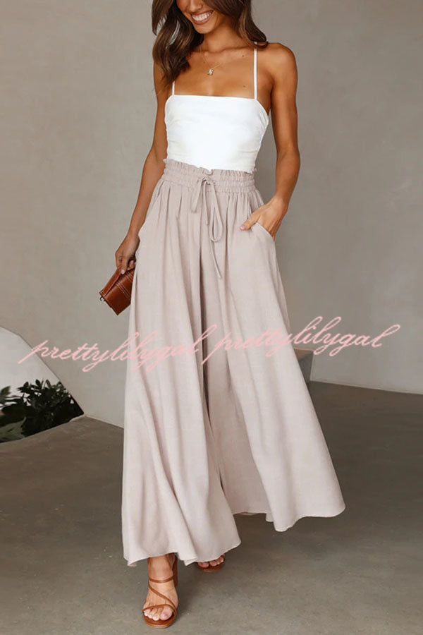 Full of Dreams Pocketed Wide Leg Pants