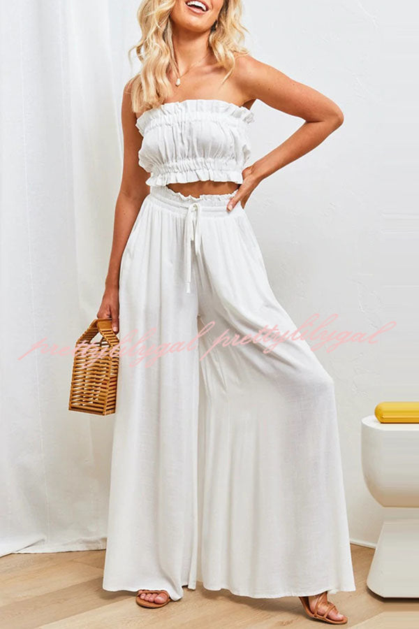 Full of Dreams Pocketed Wide Leg Pants