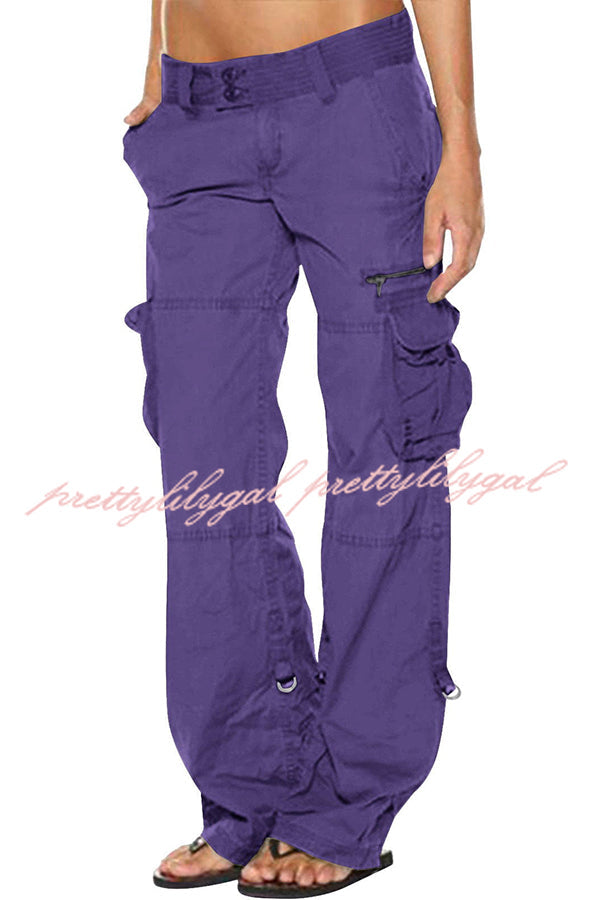 Women's Tactical Active Loose Multi-Pockets Cargo Pants