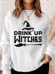 Drink Up Witches Halloween Sweatshirt