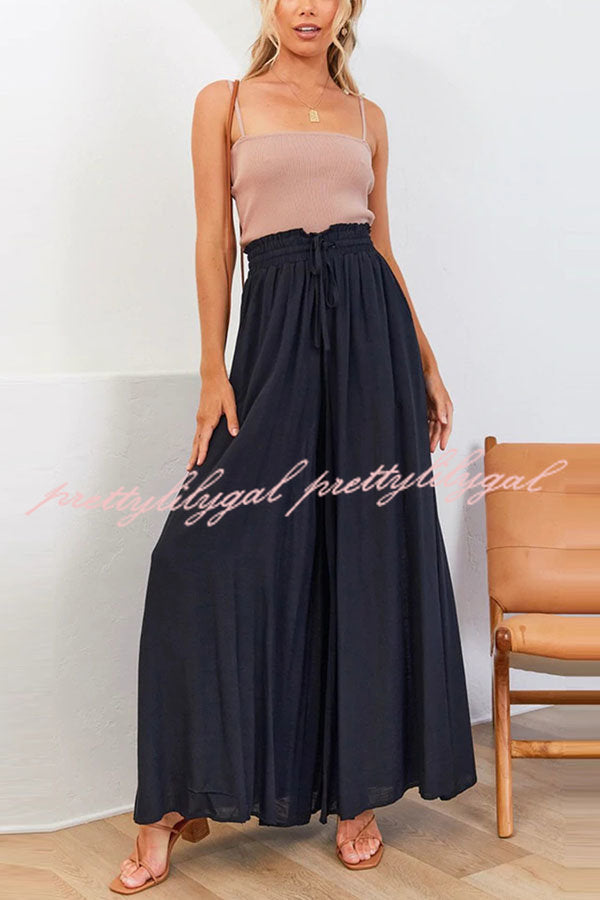 Full of Dreams Pocketed Wide Leg Pants