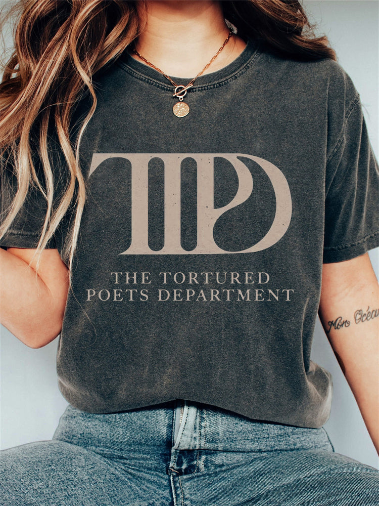 The Tortured Poets Department Vintage Washed T Shirt