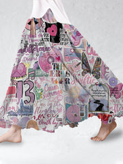 Album Inspiration Full Print Half length Skirt