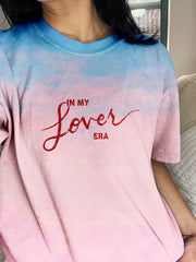 In My Lover Era Glitter Graphic Comfy T Shirt