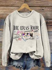 Album Inspiration Leisure Print Sweatshirt