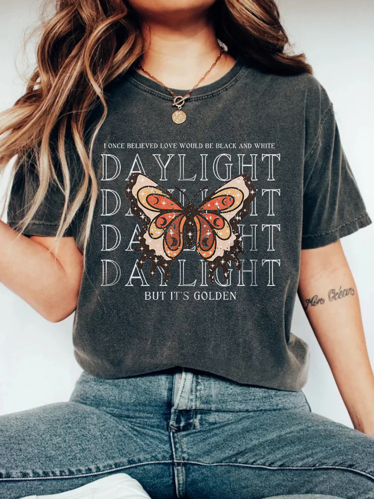 T.S  Daylight But It's Golden Vintage Washed T-shirt