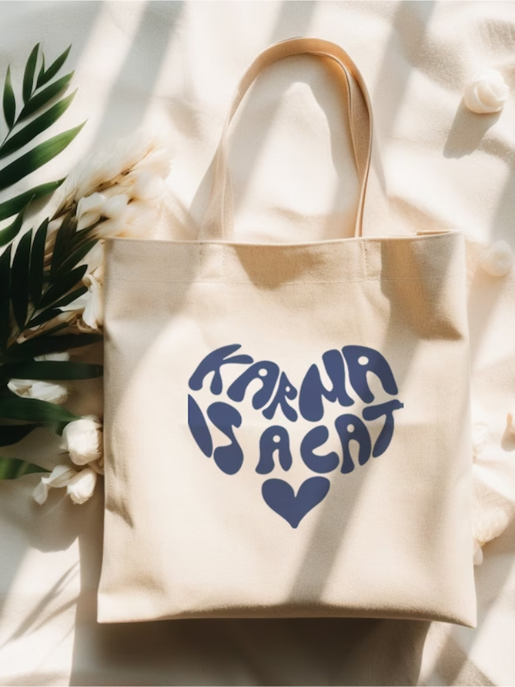 T.S. Karma Is A Cat Tote Bag