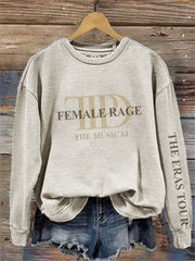 Female Rage the Musical Paris Tour Washed Sweatshirt