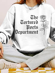 The Tortured Poets Department Print Cozy Sweatshirt