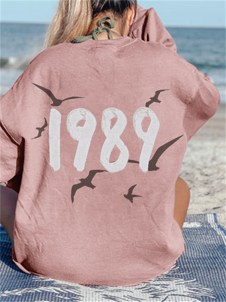 TS 1989 Special Edition Seagulls Graphic Sweatshirt