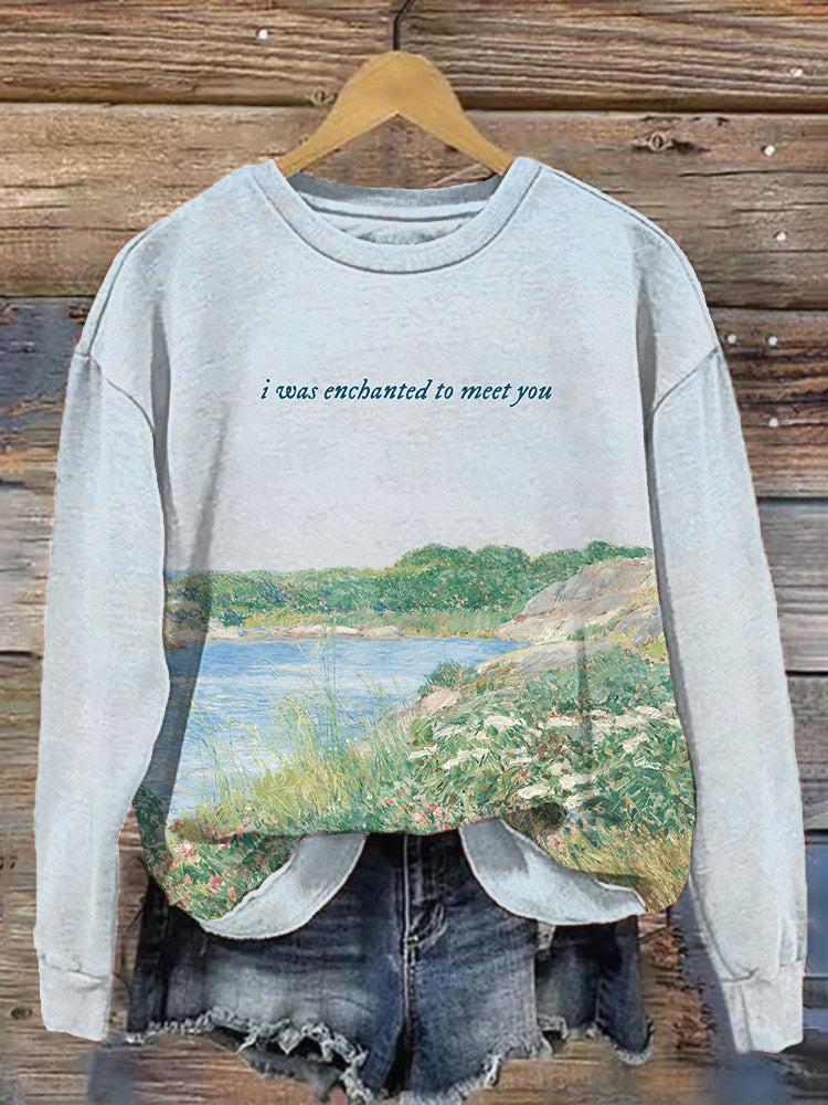 Music Inspiration "I Was Enchanted To Meet You" Cozy sweatshirt