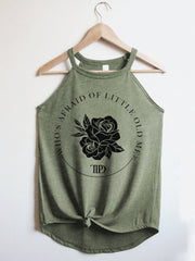 Who's Afraid of Little Old Me Print Tank Top