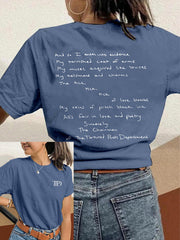 The Tortured Poets Department Pattern Comfy T Shirt