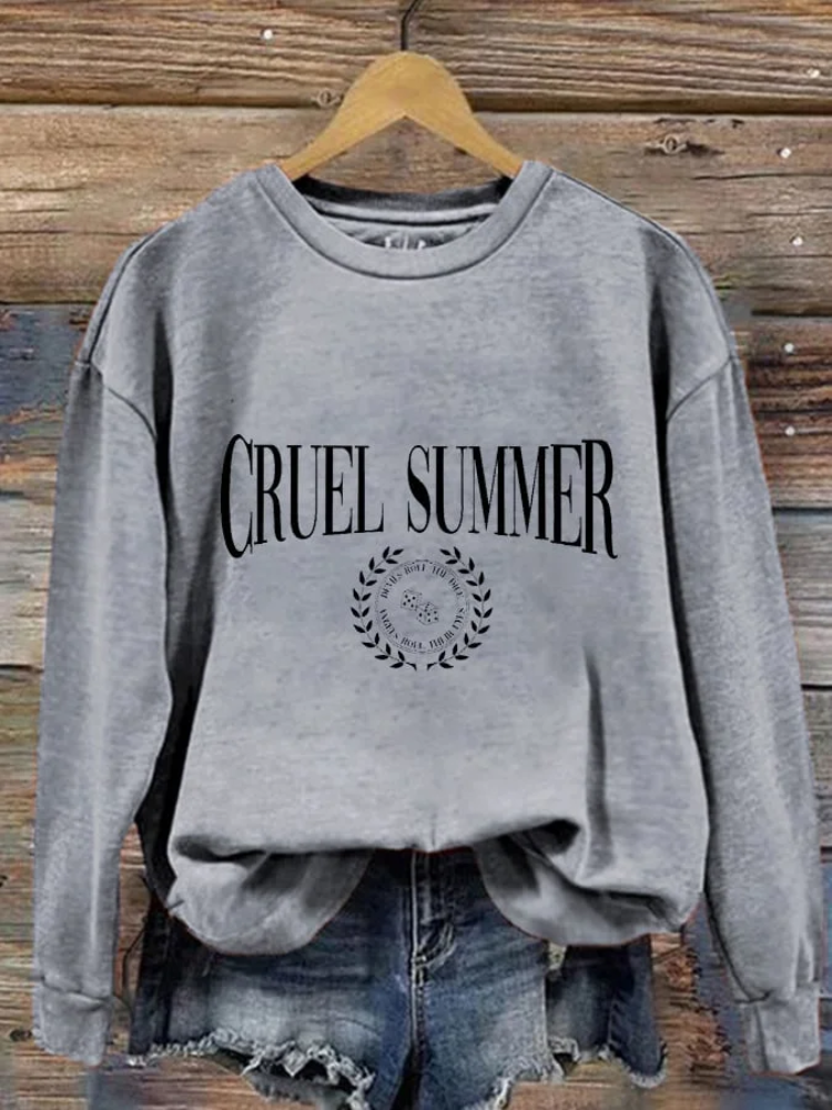 Women's Cruel Summer Print Sweatshirt