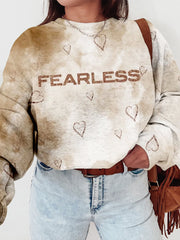 TS Fearless Graphic Vintage Comfy Sweatshirt