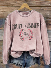 Cruel Summer Embroidered Comfy Sweatshirt