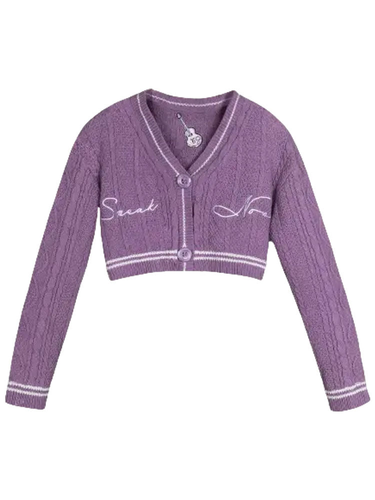 Speak Now Cropped Cardigan