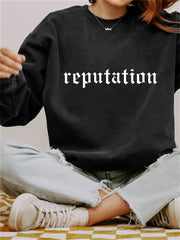 TS Reputation Graphic Vintage Washed Sweatshirt