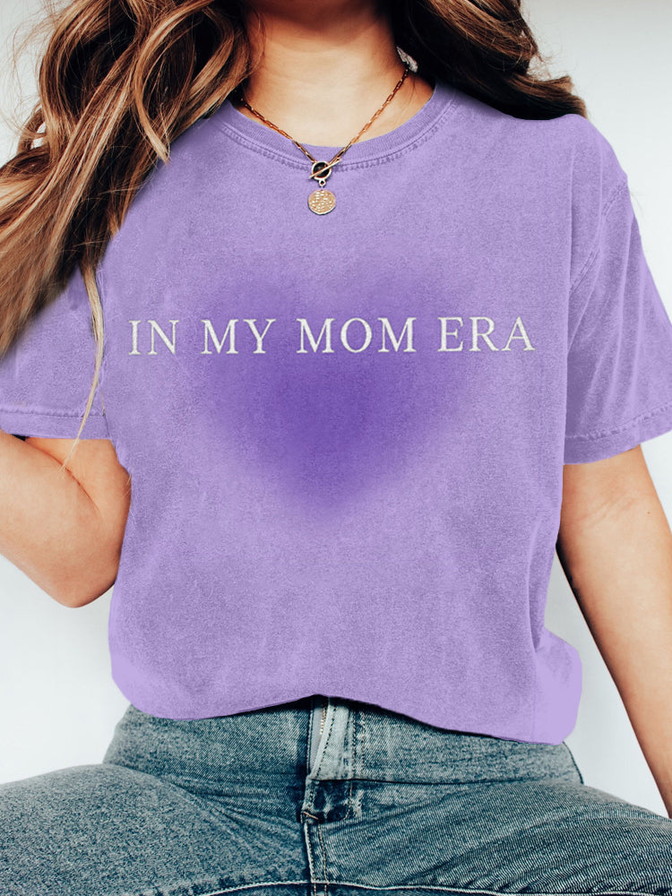 TS In My Mom Era Graphic Vintage Washed T Shirt