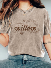 TS Willow Graphic Vintage Washed T Shirt