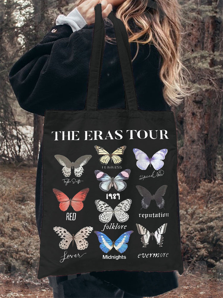 TS the Eras Tour Butterflies Graphic Ecofriendly Bag