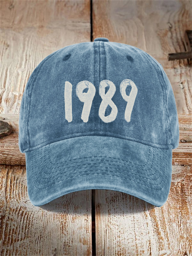 1989 Graphic Vintage Washed Cap