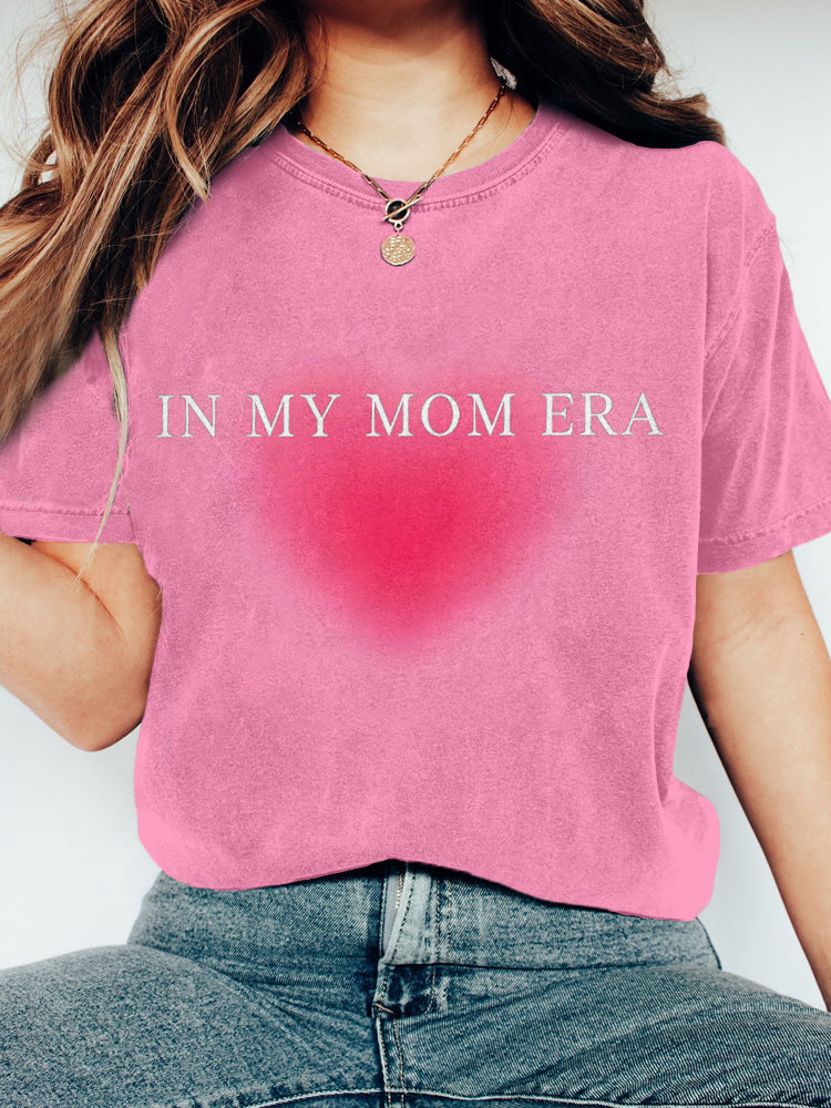 TS In My Mom Era Graphic Vintage Washed T Shirt