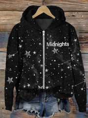 Midnights AOTY Starry Sky Inspired Full Zip Hoodie