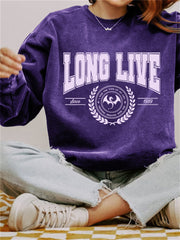 TS Long Live Fighting Dragons with You Washed Sweatshirt