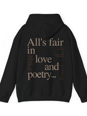 All's Fair In Love And Poetry Hoodie