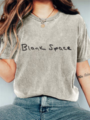 Blank Space Inspired Vintage Washed T Shirt