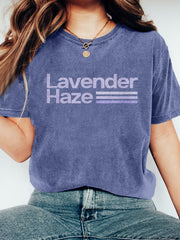 Midnights Lavender Haze Inspired Vintage Washed T Shirt