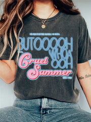 Cruel Summer Inspired Vintage Washed T Shirt