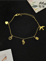 TS 1989 Metal Chain Friendship Bracelet