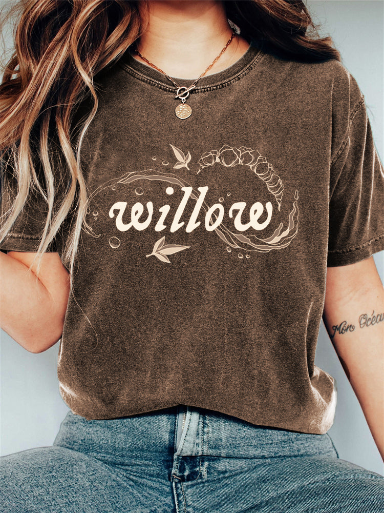 TS Willow Graphic Vintage Washed T Shirt