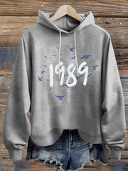 Women's 1989 Music Print Hoodie