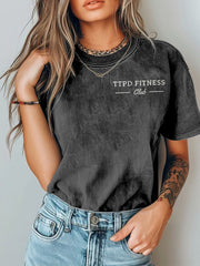 Crying at the Gym Fitness Club Washed Cozy T Shirt