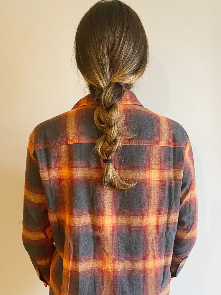 Evermore Inspired Vintage Plaid Blouse