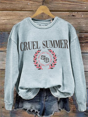 Cruel Summer Embroidered Comfy Sweatshirt