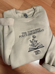 The Tortured Poets Department Embroidered Sweatshirt